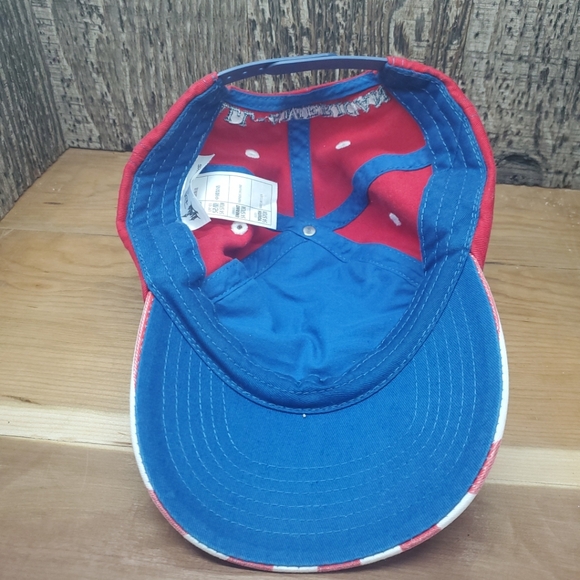 Disney Parks Mickey Mouse Patriotic Hat Cap Red White Blue Youth Snapback 54-57 - Picture 2 of 9